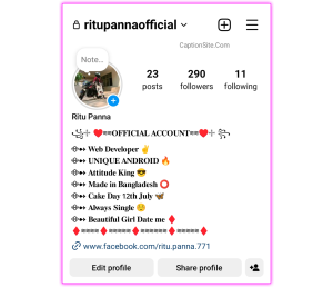 Best Instagram Bio (100)-Instagram Bio for Boys & Grils